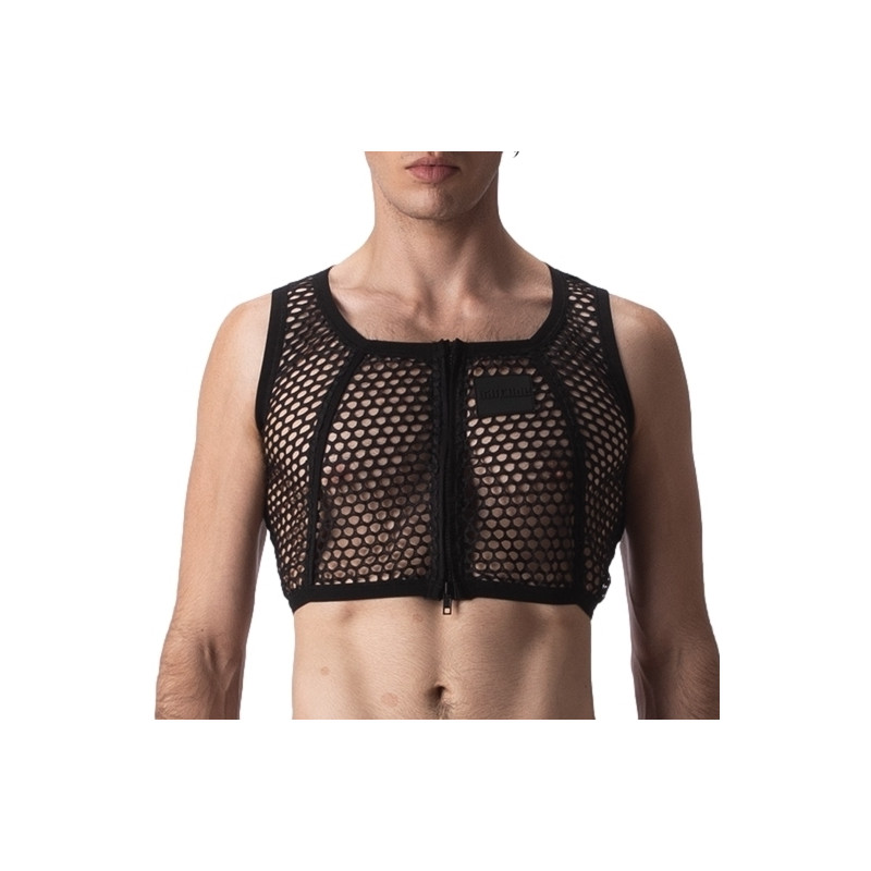Barcode Berlin Crop Top Filet Many Noir